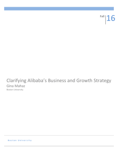 Clarifying Alibaba*s Business and Growth Strategy
