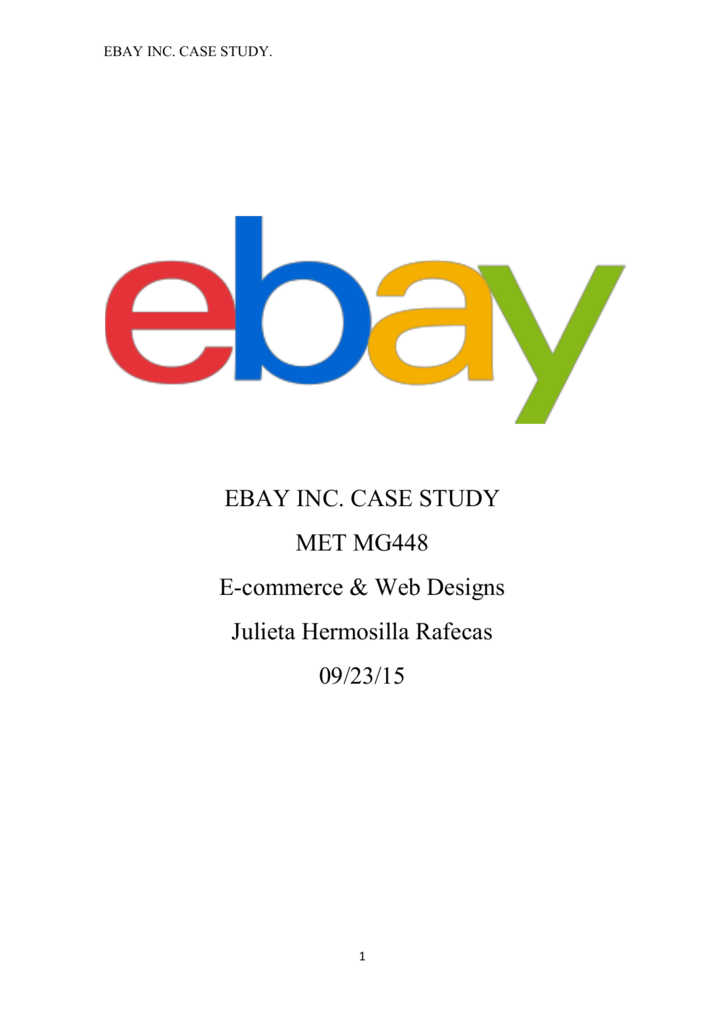 case study of ebay