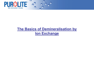Ion Exchange Resin - Environmental Water Systems