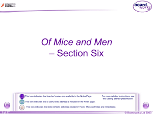 Of Mice and Men - Section Six