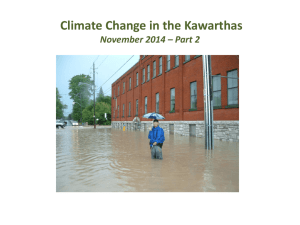 Part 2 Climate Change in the Kawarthas