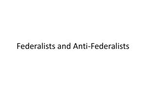 Federalists and Anti