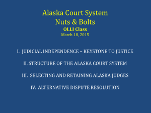 Supreme Court Justice - University of Alaska Fairbanks