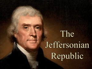 The Jeffersonian Republic 1800-1823