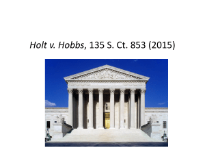 Holt v. Hobbs