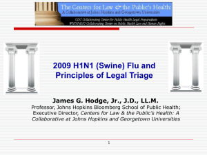 2009 H1N1 (Swine) Flu and Legal Triage
