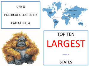 1 Unit 8 (Top Ten States Categorilla)