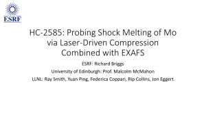 Shock compression of molybdenum to 5 Mbar