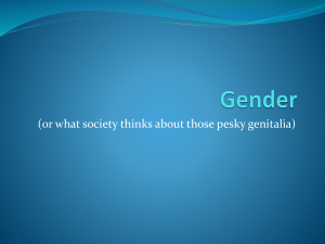 Chapter 7: Gender