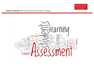 Program Assessment - Boston University