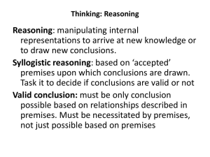 Syllogistic reasoning