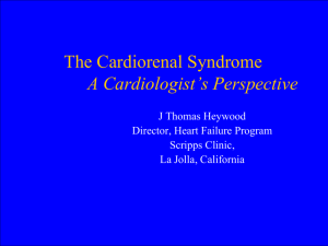 The cardiorenal syndrome