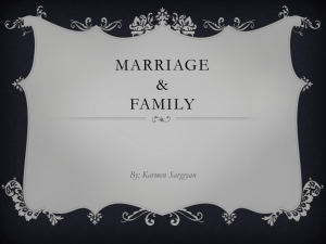 Marriage & Family
