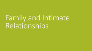 Family and Intimate Relationships mine