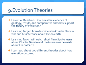 9. Evolution Theories *
