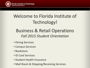 Campus Dining Services - Florida Institute of Technology
