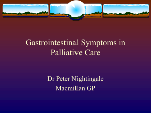 MacmillanGISymptomsinpalliativecare211009