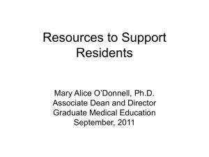 Resources for Residents - Virginia Commonwealth University