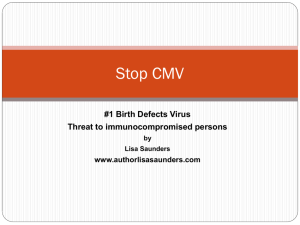 PowerPoint on congenital CMV