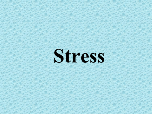 The Body's Response to Stress