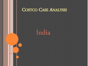 Costco Case Analysis - team