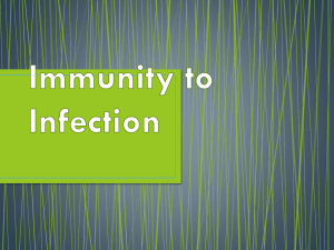 Immunity to Infection
