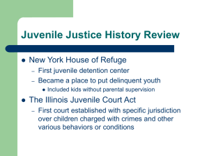 Juvenile Justice Terms