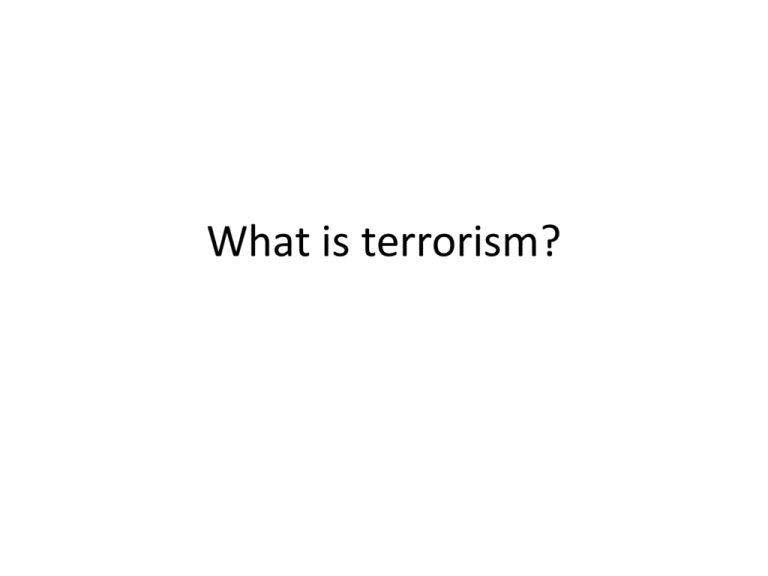 what-is-terrorism-ppt