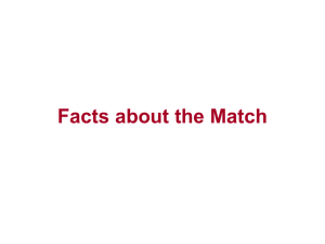 Facts about the Match
