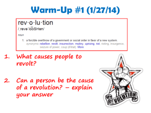 Warm-Up #8 (9/11/12) - Mrs. Silverman: Social Studies