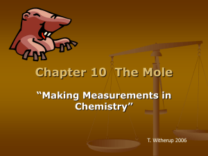 Chapter 10 The Mole