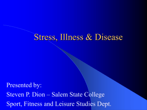 Stress and Illness & Disease