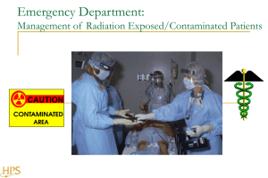 Management of Radiation Patients
