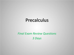 PPT Final Review Questions