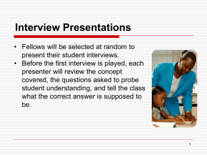 Interview Analysis - PSPH 228 - Event