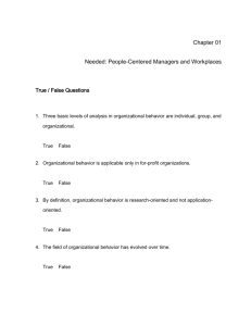 Organizational Behavior, 5th Edition