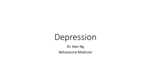 Depression - Primrose Unit