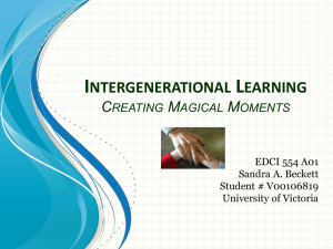 Creating Magical Moments Power Point