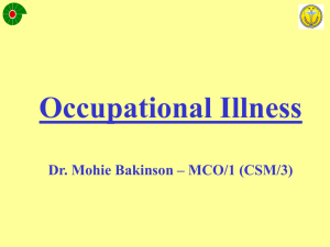 Occupational Illness