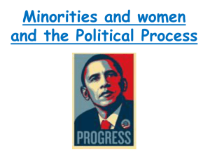 Minorities and Women – New Higher Sept 2015