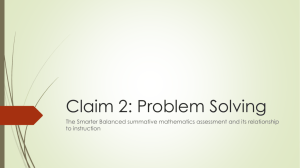 Claim 1: Concepts and Procedures