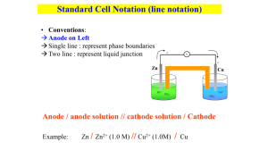 Standard Cell Notation (line notation)