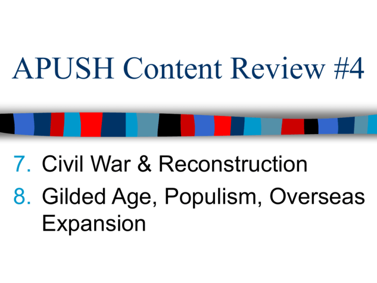 APUSH Content Review