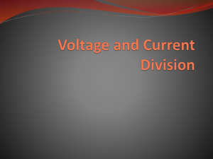 Voltage Current Dividers