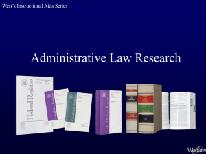 Administrative Law