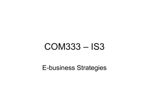 e-business and e-commerce strategies