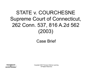 State v Courchesne