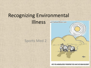 Recognizing Environmental Illness