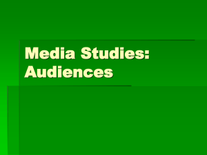 Media Studies: Audiences