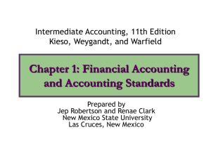 Chapter 1: Financial Accounting and Standards